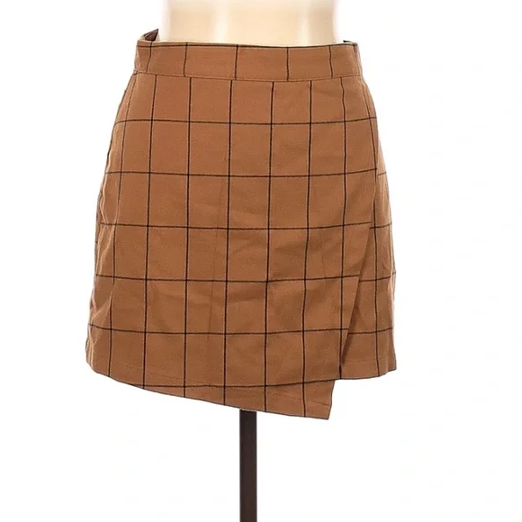 Brown plaid skirt forever 21 online